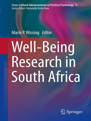 cover image of Well-Being Research in South Africa